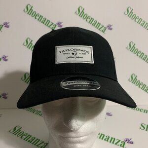 TaylorMade Hat Performance Lite Patch Adjustable Golf Perforated Black Cap OSFM